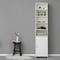 Basicwise Tall Freestanding Bathroom Laundry Storage Organizer Cabinet  Linen Tower, White QI003901.WT - alternate 3